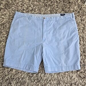 Ralph Lauren Shorts Mens Blue Chino Golf Outdoors Casual Size 50 Stretch Classic